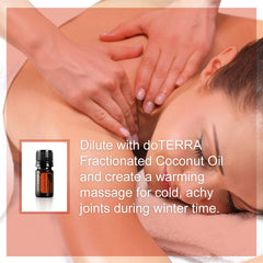 DoTERRA cinnamon essential oil packaging and label