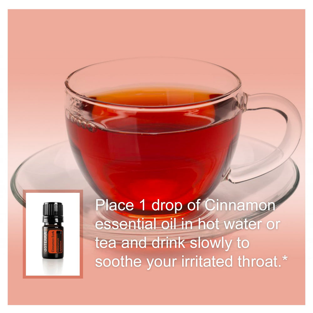 DoTERRA cinnamon oil for skincare preparation