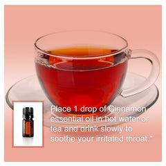 DoTERRA cinnamon oil for skincare preparation