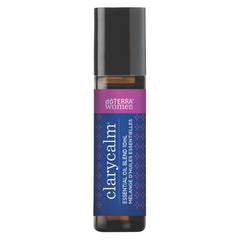 doTERRA Clary Calm bottle front for daily calming ritual.