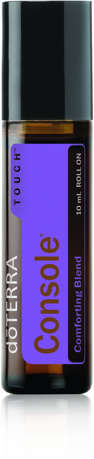 doTERRA Console Touch 10 mL bottle with roll-on for on-the-go emotional comfort.