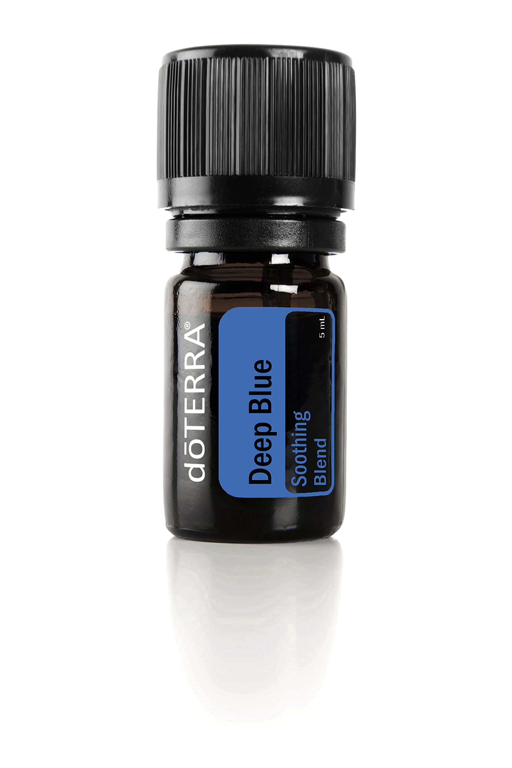 doTERRA Deep Blue bottle label, ideal for soothing muscle comfort.