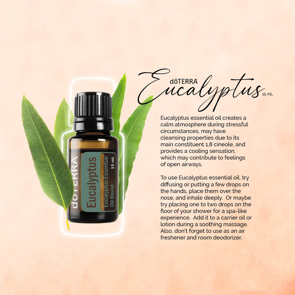 doTERRA Eucalyptus Radiata surface spray for refreshing cleaner areas.