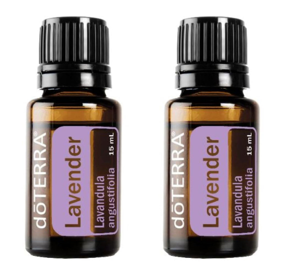doTERRA Lavender Oil 15ml bottle close-up for calming aromatherapy at home