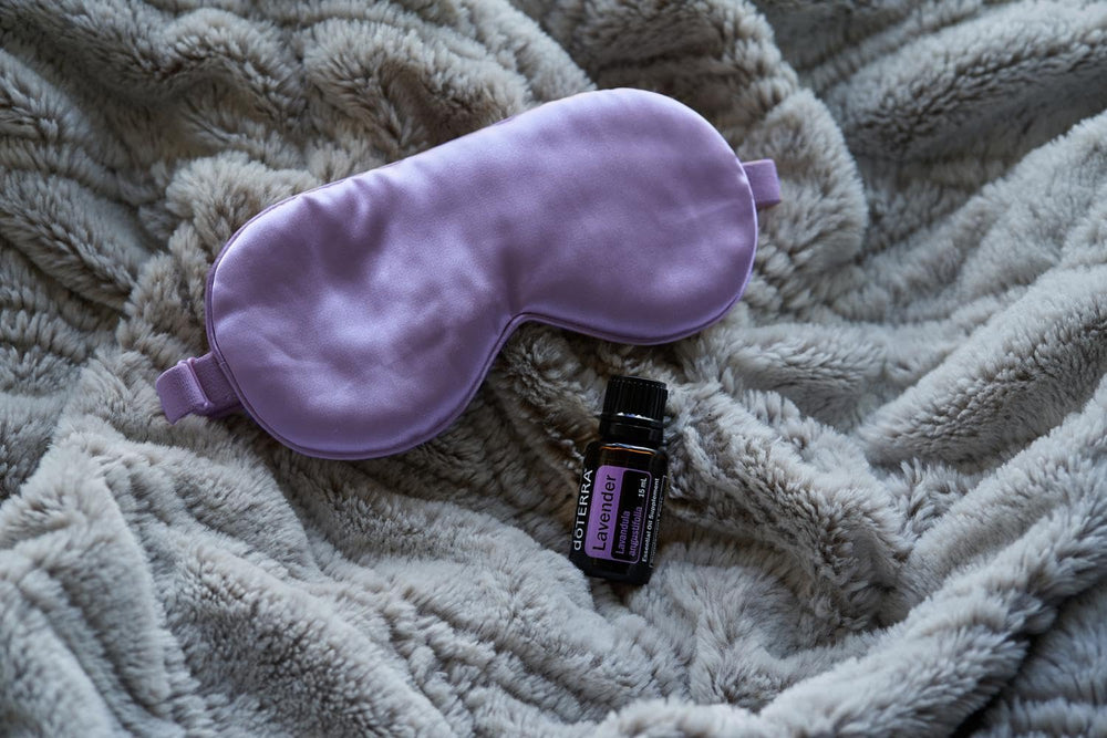 doTERRA Lavender Oil label close-up with premium bottle details