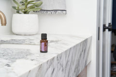 doTERRA Lavender Oil pillow spray mood setup for restful evenings