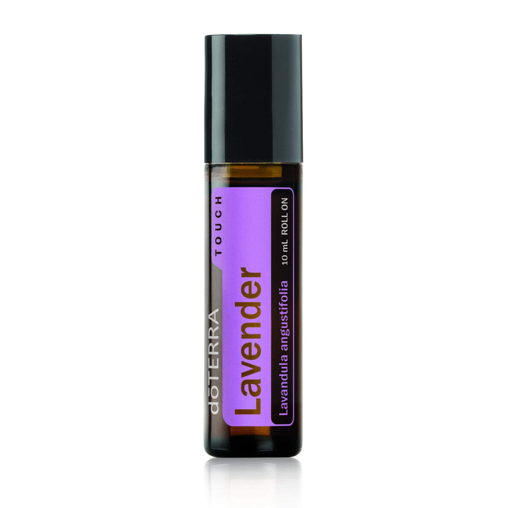 DoTERRA Lavender Touch roll-on bottle for calming aroma and gentle skin soothing.