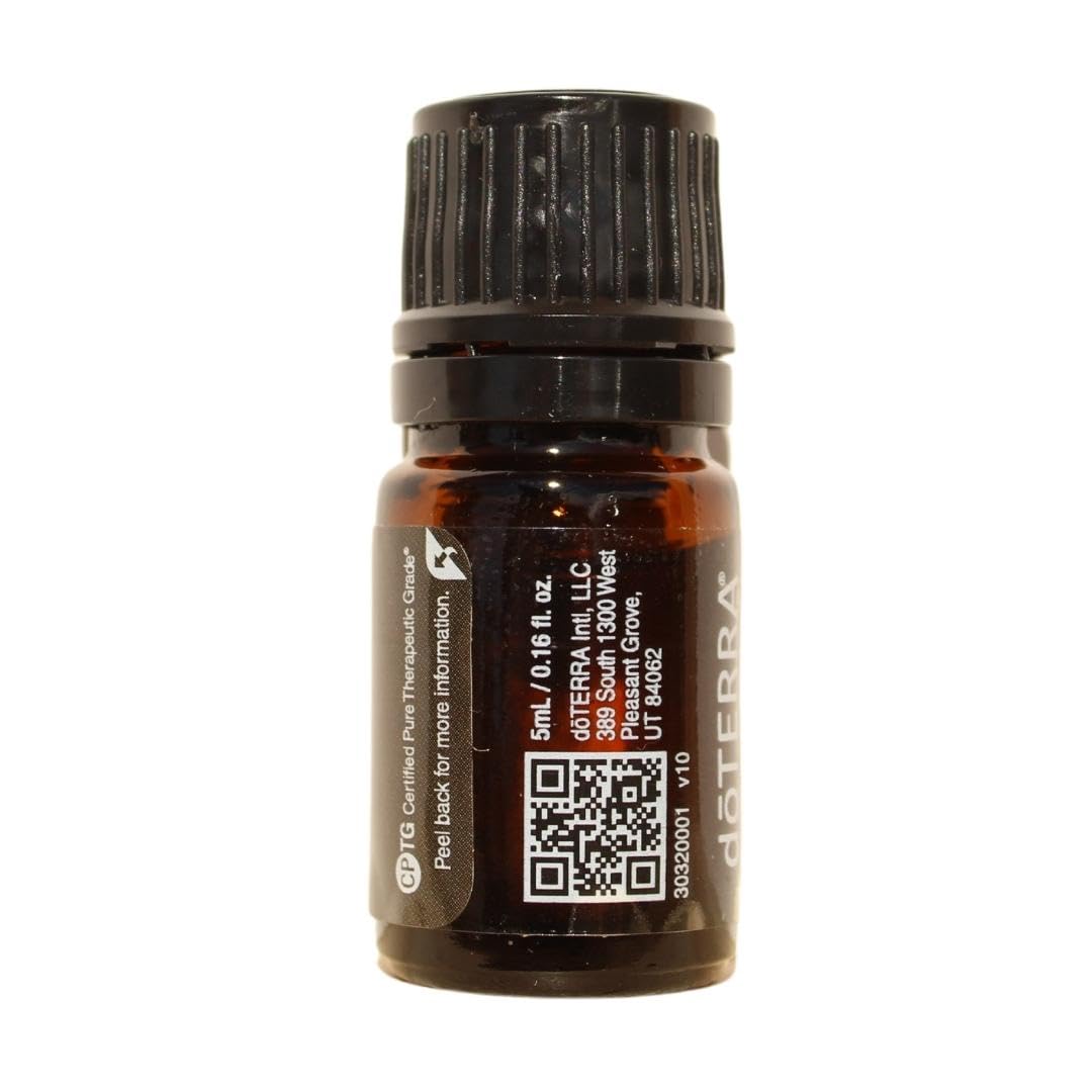 doTERRA Lemongrass Essential Oil bottle close-up showing label