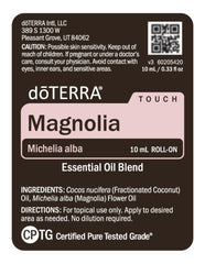 doTERRA Magnolia Touch near a diffuser creates fruity-floral ambience