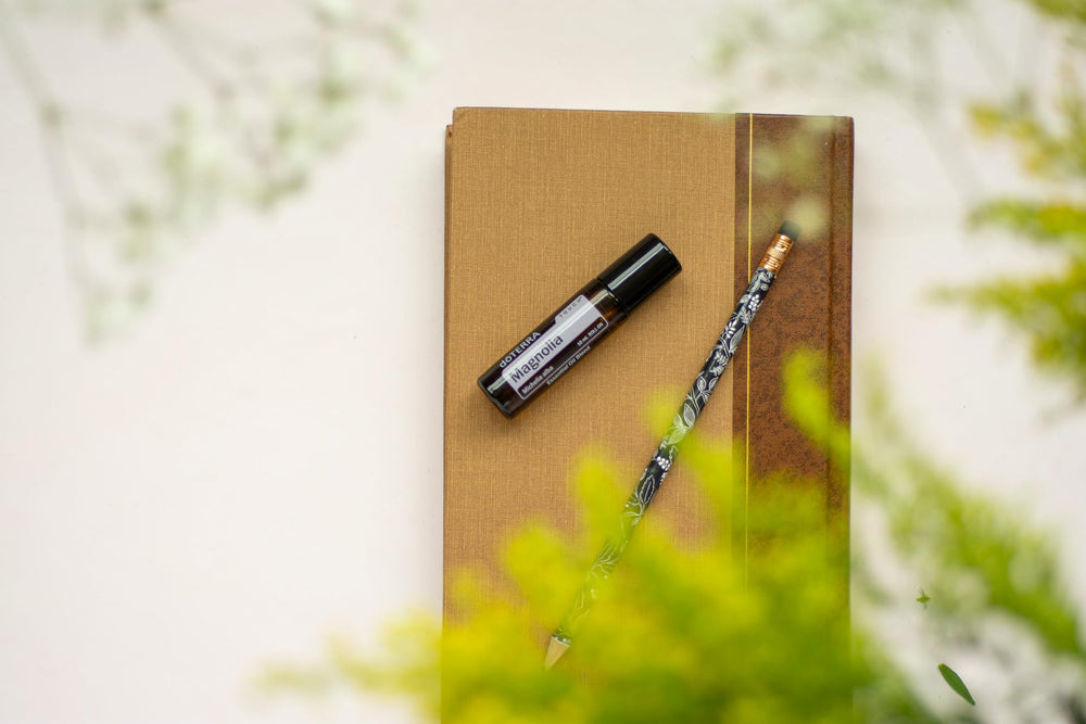 doTERRA Magnolia Touch bottle provides moisturizing oil for daily skin care