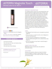 doTERRA Magnolia Touch offers a personal aroma for comforting mood