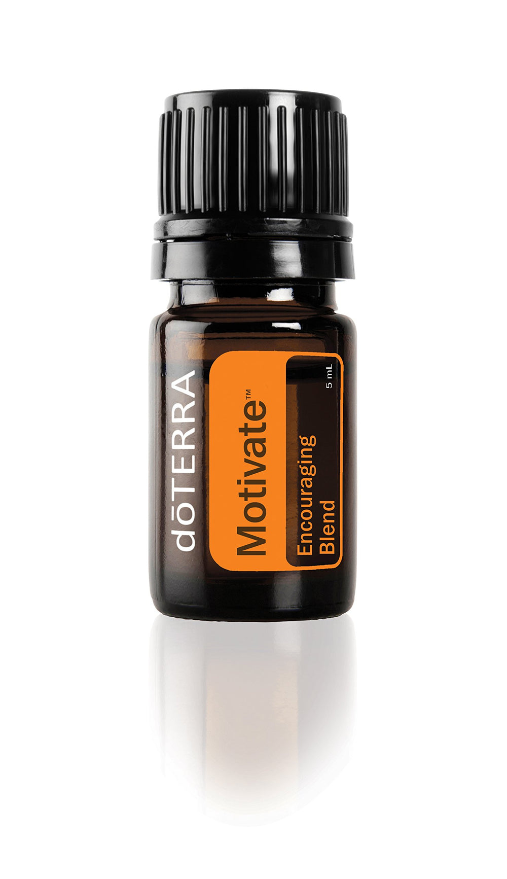 doTERRA Motivate bottle-pour showcases uplifting scent ideal for focus and confidence during daily tasks