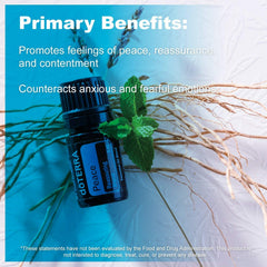 doTERRA Peace topical drops for calming skin contact