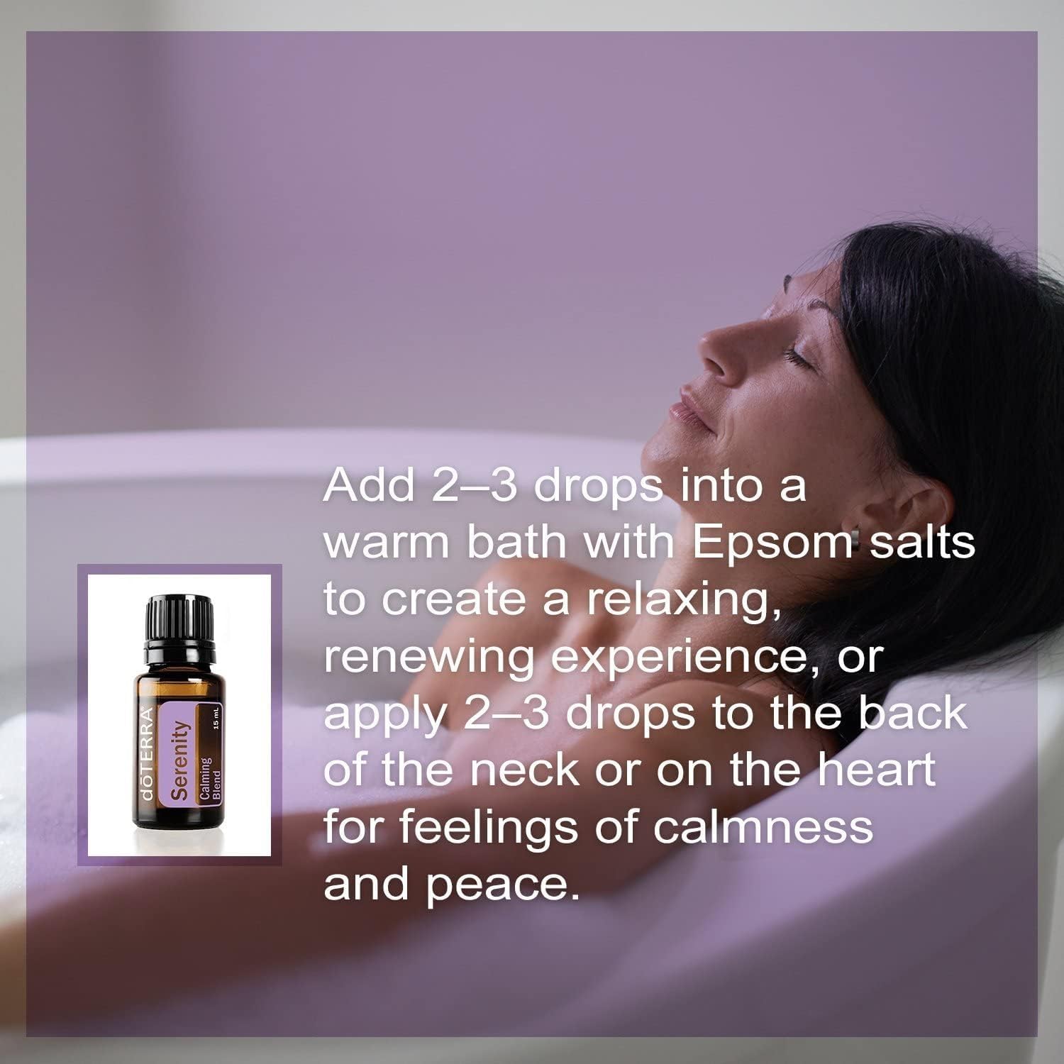 doTERRA Serenity bedtime scene suggesting restful nights