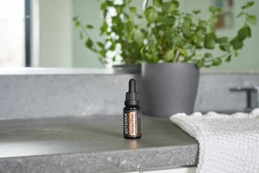 doTERRA Yarrow|Pom bottle pour demonstrates easy topical application and fast absorption.