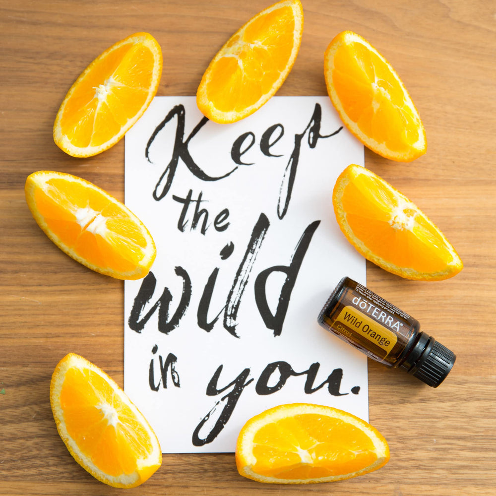 doTERRA Wild Orange pack of two bottles ready to use.