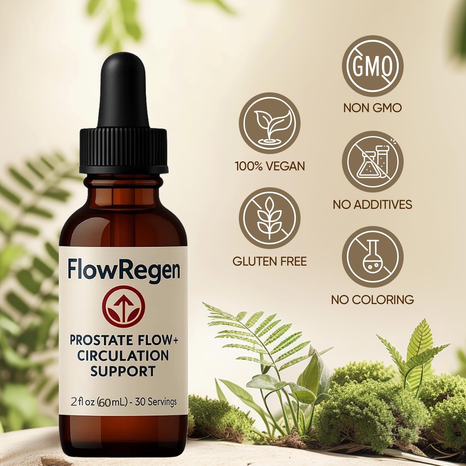 Maca root detail illustrating vitality in Flowregen ingredients