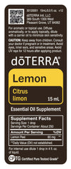 doTERRA lemon essential oil mist for cleaning and air freshening.