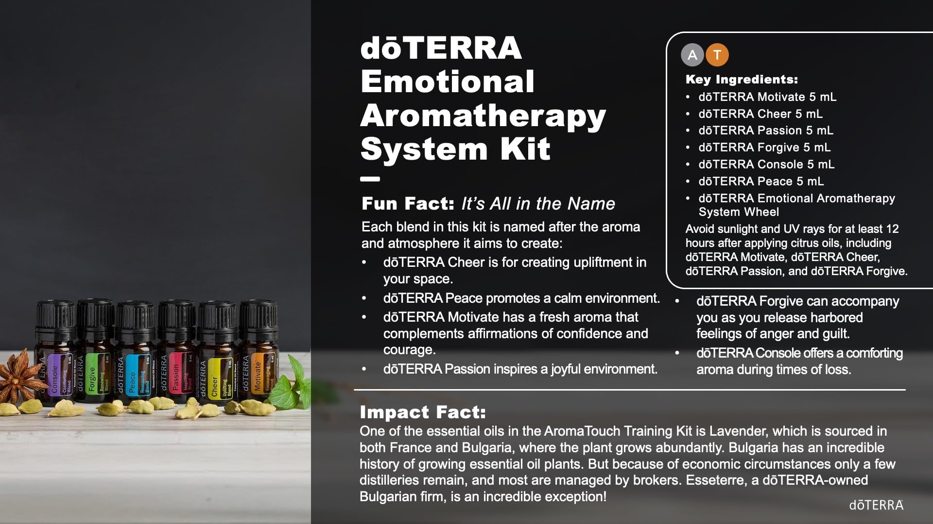 doTERRA Motivate bottle ready to uplift focus and motivation