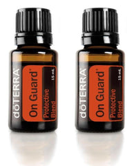 doTERRA On Guard bottle front view with citrus hints for everyday cleaning