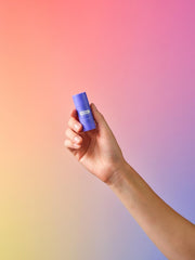 doTERRA PastTense Stick + Sweet Gum on the back of the neck for quick relief.