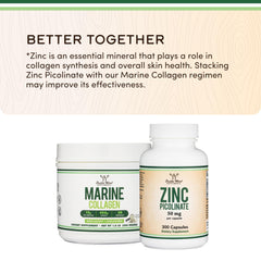 Double Wood Collagen Powder Quick-Dissolve image demonstrates seamless mixing in beverages