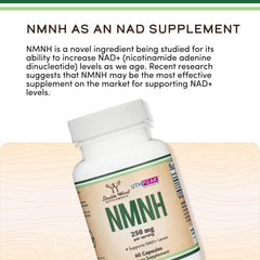 Double Wood NMNH serving scoop ready for accurate daily dosing.