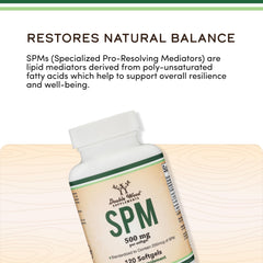 Double Wood SPM Max biotransformed marine lipid source highlights premium ingredients