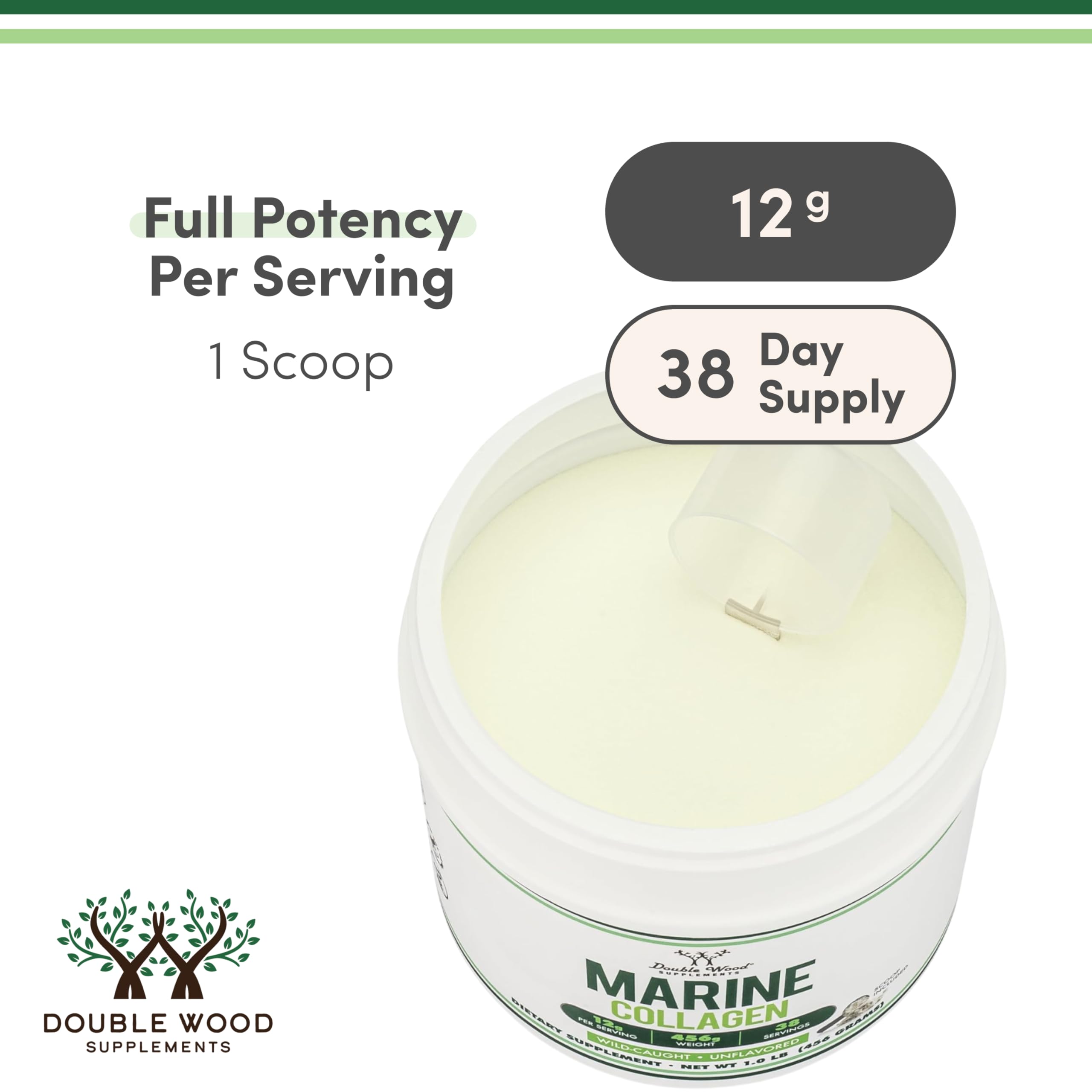 Double Wood Supplements third-party tested label ensures quality and consistency