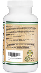 Double Wood AKG label with gluten-free seal on the bottle.