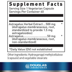 Douglas Laboratories Astragalus Max-V bottle cap close-up for easy dosing.