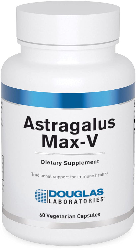 Douglas Laboratories Astragalus Max-V bottle front view for daily immune support.