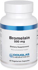 Douglas Laboratories Bromelain 500 mg capsule for joint comfort and mobility support.