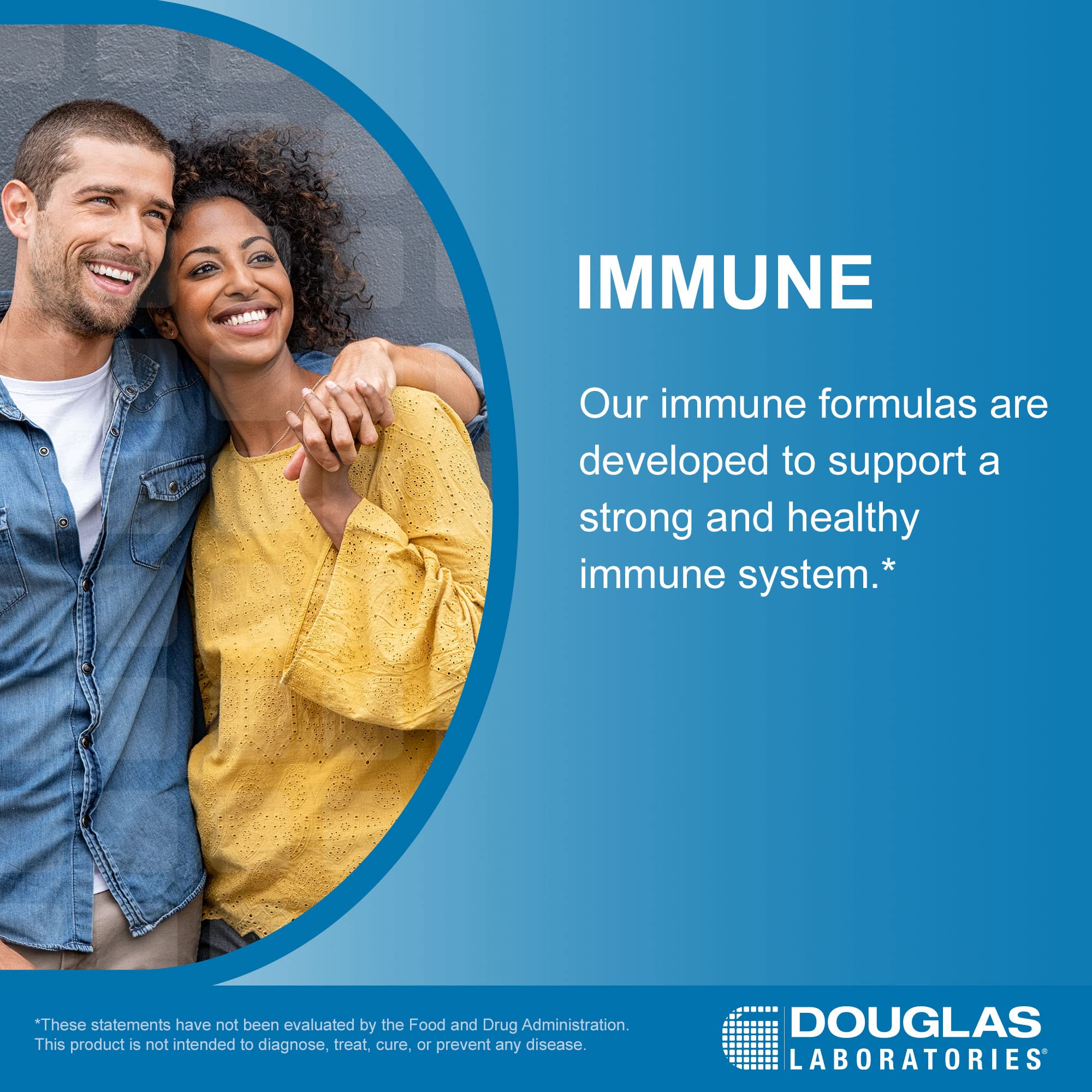 Douglas Laboratories Colostrum ingredient graphics illustrate antibodies and growth factors