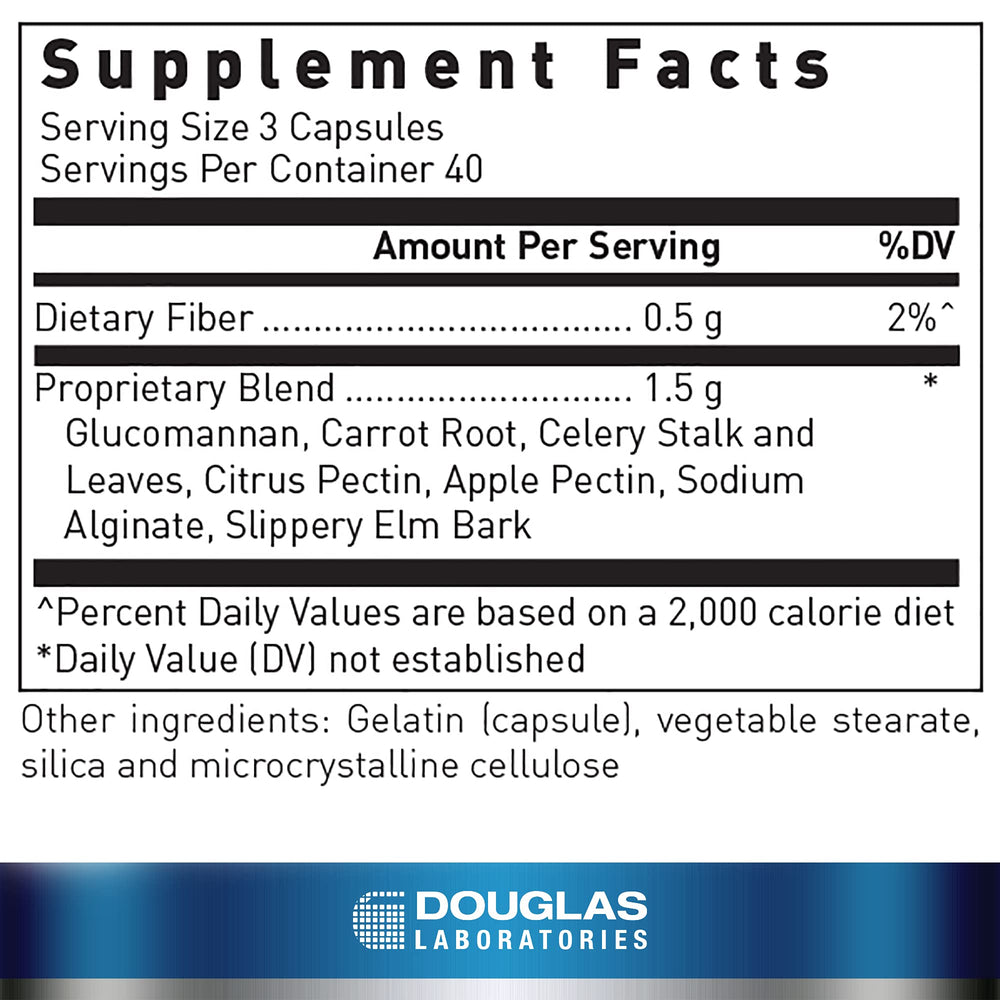Fiber-Plex capsules by Douglas Laboratories for convenient daily fiber intake.