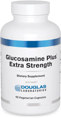 Douglas Laboratories Glucosamine Plus Extra Strength bottle front view highlighting joint support potential.