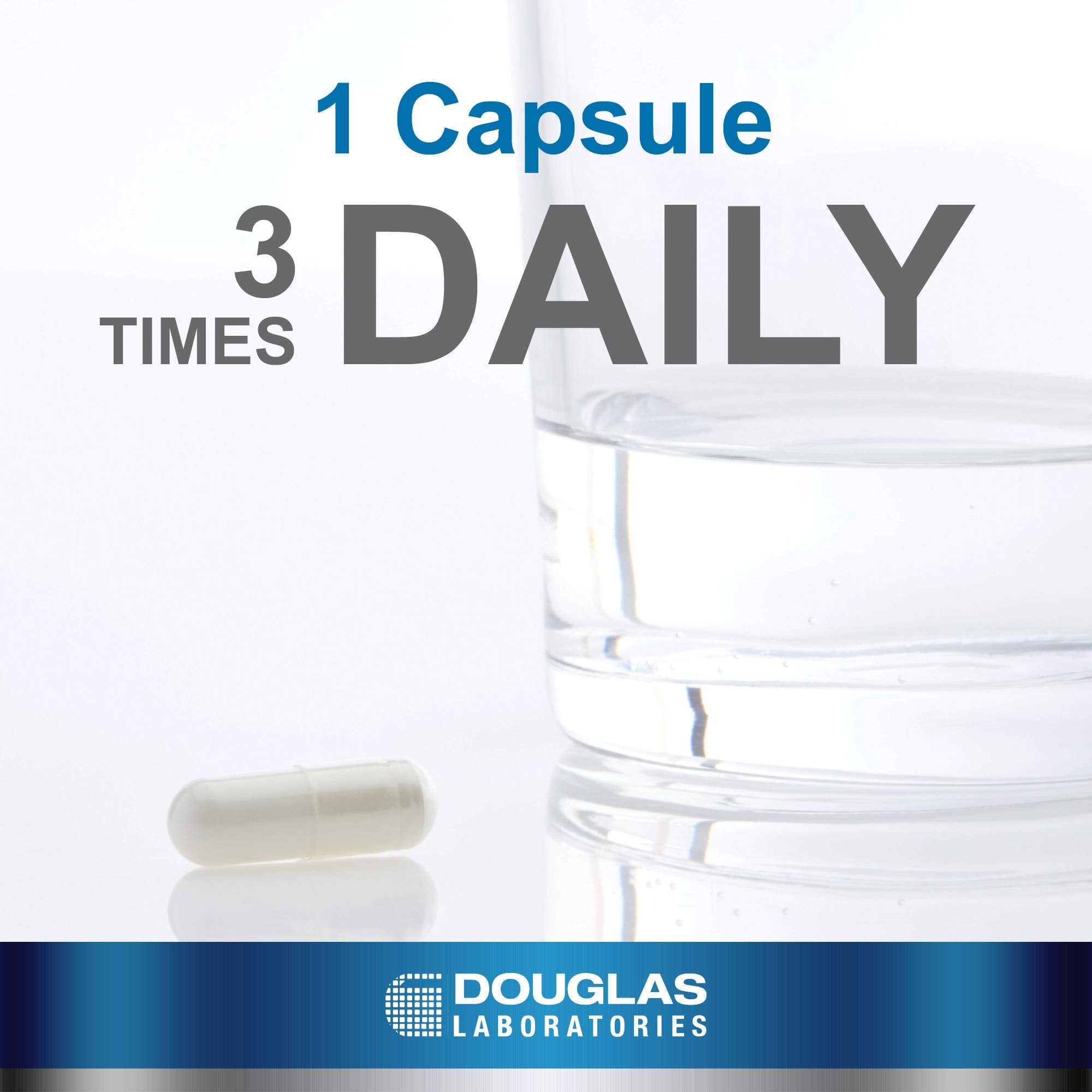 Douglas Laboratories Glucosamine Plus Extra Strength capsules close-up illustrating supplement form and potency.