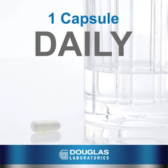 Douglas Laboratories L-Methionine label view with ingredients and quality focus