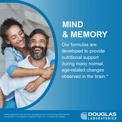 Douglas Laboratories L-Theanine capsule in hands conveys calm focus for day.