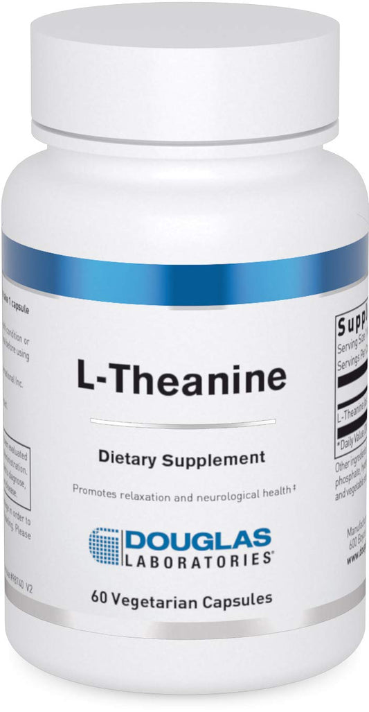 Douglas Laboratories L-Theanine capsule offers calm support for daily balance.