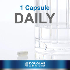 Douglas Laboratories L-Theanine pour image suggests fast-acting calm moments.