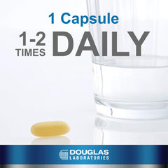 Douglas Laboratories Liposomal Glutathione label highlighting 250 mg per capsule