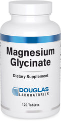 Douglas Laboratories Magnesium Glycinate bottle with capsules for daily heart and bone support.