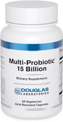 Douglas Laboratories Multi-Probiotic 15 Billion bottle on shelf for convenient daily use.