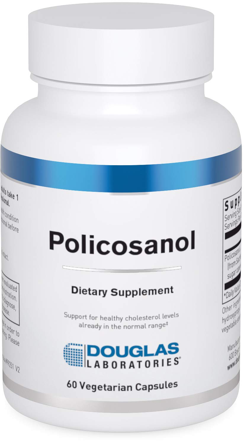 Douglas Laboratories Policosanol bottle pour for daily lipid support.