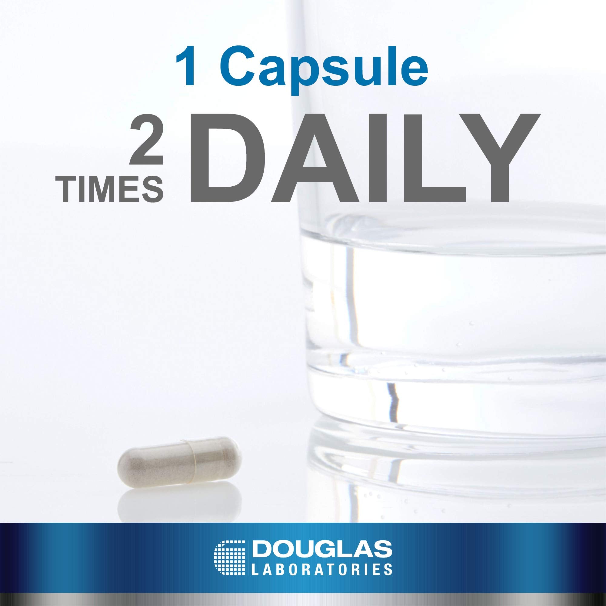 Douglas Laboratories Saw Palmetto Max-V capsules stacked for easy daily use