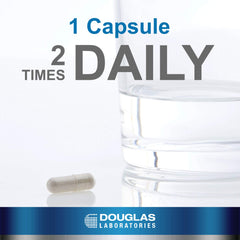 Douglas Laboratories Saw Palmetto Max-V capsules stacked for easy daily use