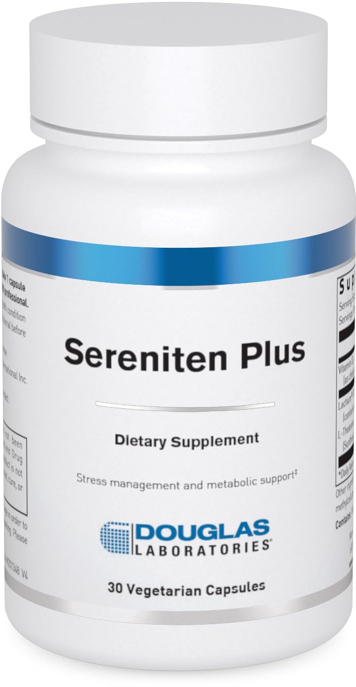 Douglas Laboratories Sereniten Plus bottle front for daily stress support.