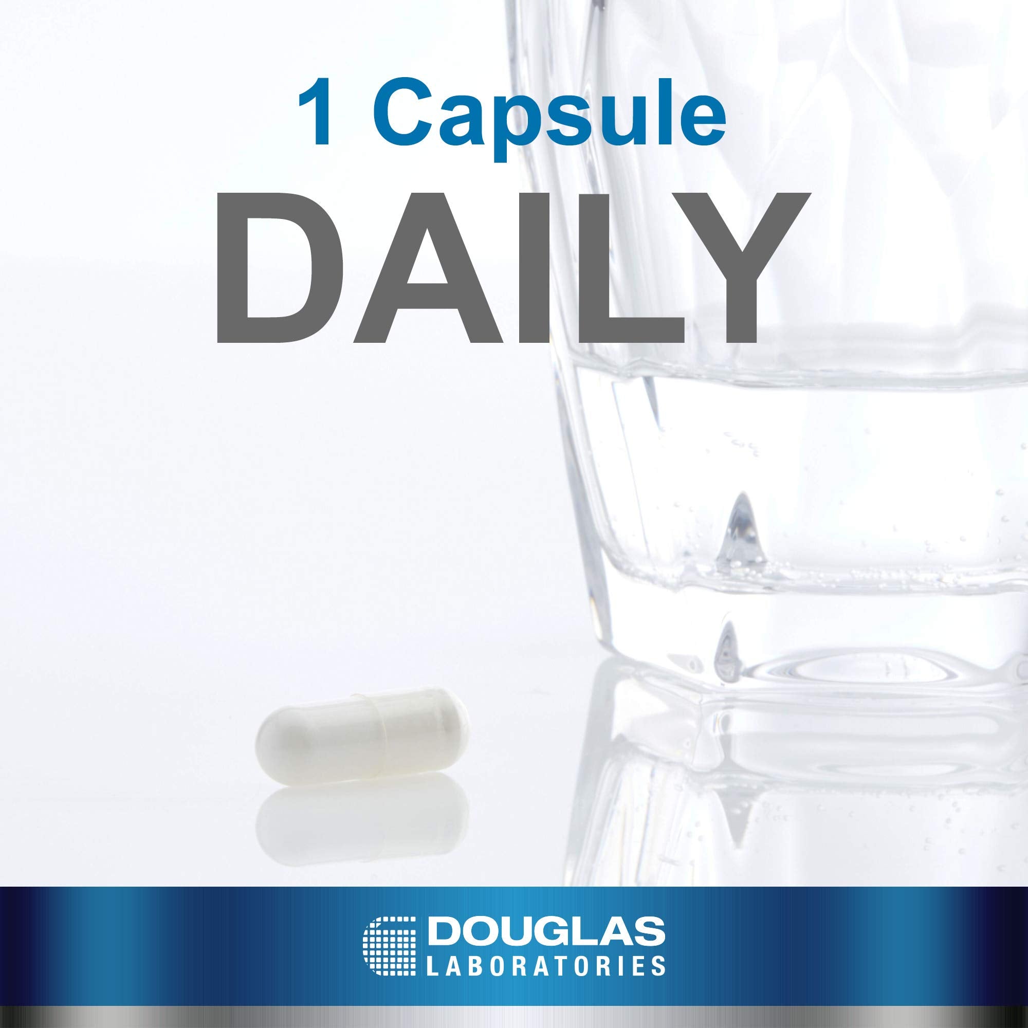 Front label of Douglas Laboratories Acetyl L-Carnitine emphasizes aging brain support