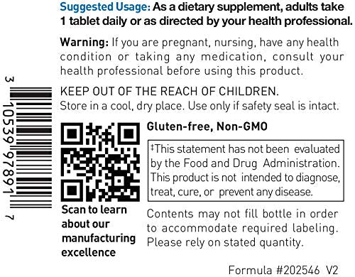 Douglas Laboratories Calcium Citrate bottle packaging highlighting GMP quality.